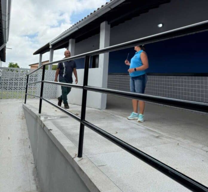 Prefeito Fábio do Pastel acompanha conclusão das obras na Escola Municipalizada Capitão Costa