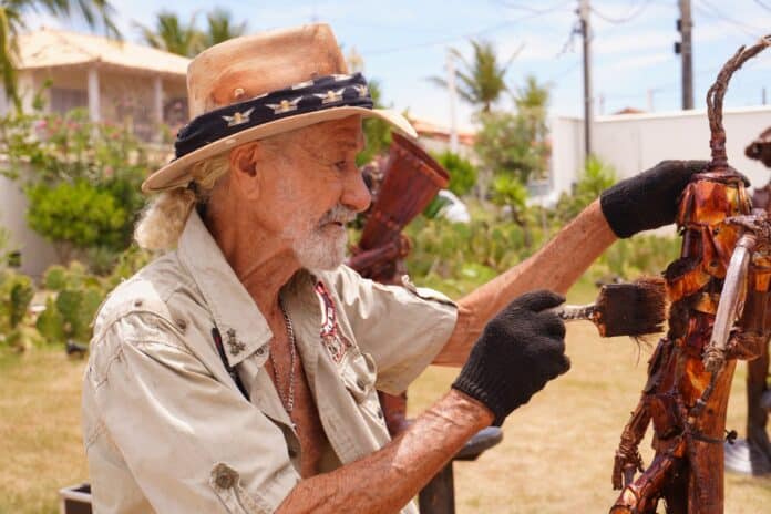 Abertura da exposição “Osias 80” na Casa Darcy Ribeiro, em Maricá, no dia 20/02