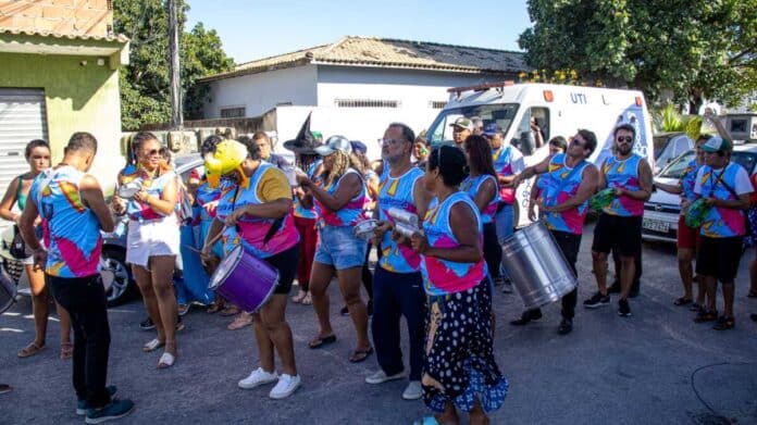 Bloco “Vozes da Percussão” agita o CAPS de São Pedro da Aldeia