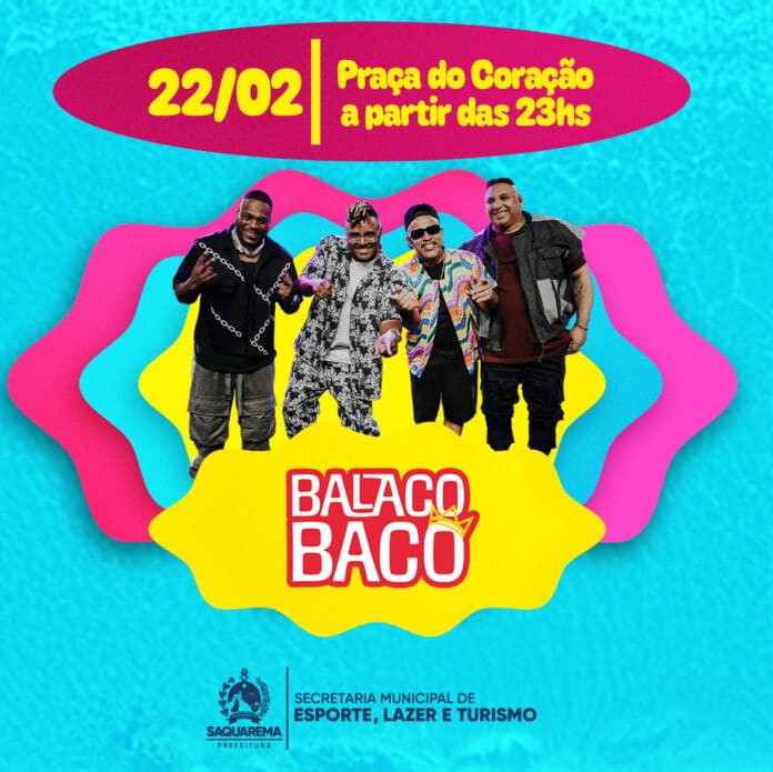 Grupo Balacobaco encerra o Festival de Verão de Saquarema neste sábado