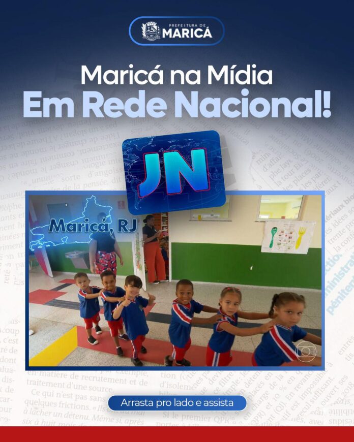 Jornal Nacional destaca uso de inteligência artificial na merenda escolar em Maricá