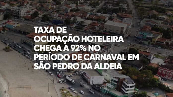 Taxa de ocupação hoteleira chega a 92% no período de Carnaval em São Pedro da Aldeia