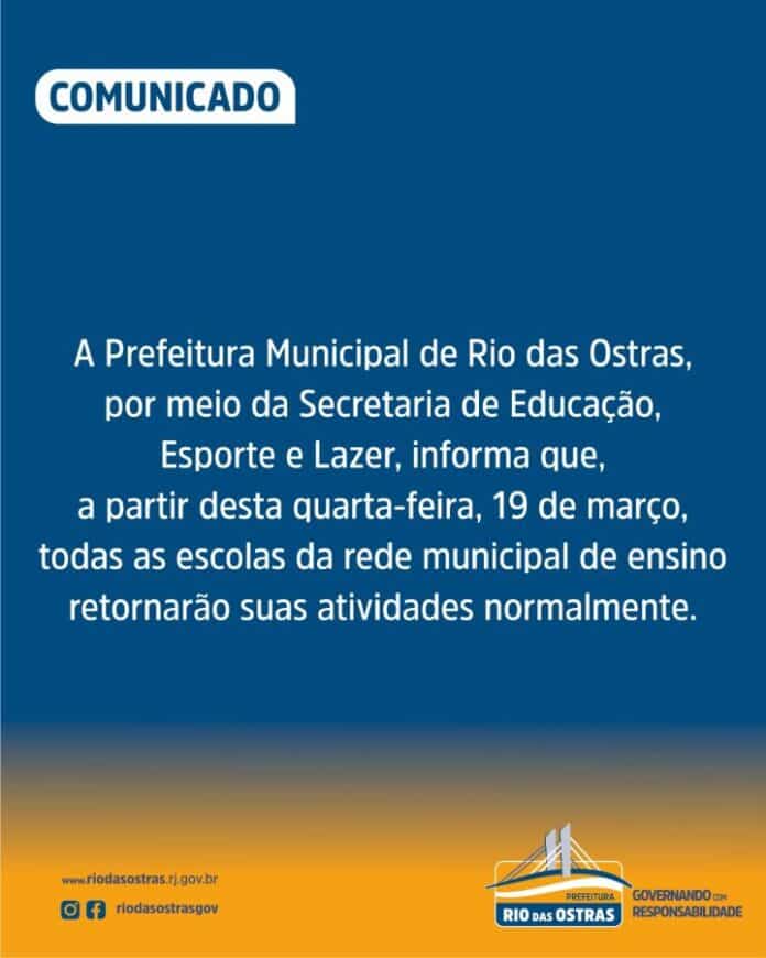 COMUNICADO OFICIAL