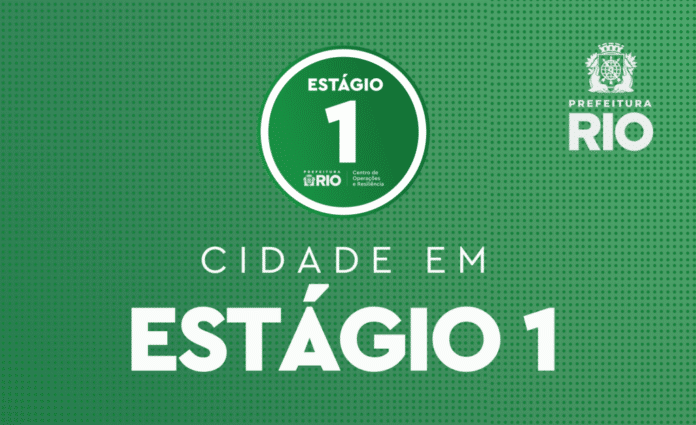 Município do Rio de Janeiro retornou ao Estágio 1 às 22h40 desta quinta-feira, 20 de março de 2025