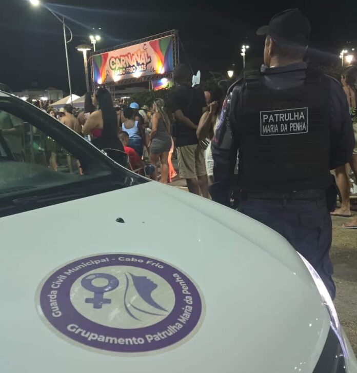 Patrulha Maria da Penha de Cabo Frio atende casos de agressão durante o Carnaval